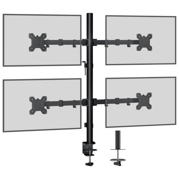 BONTEC MZ-MDM004 4-Monitor Desk Mount - Fast Delivery Malta