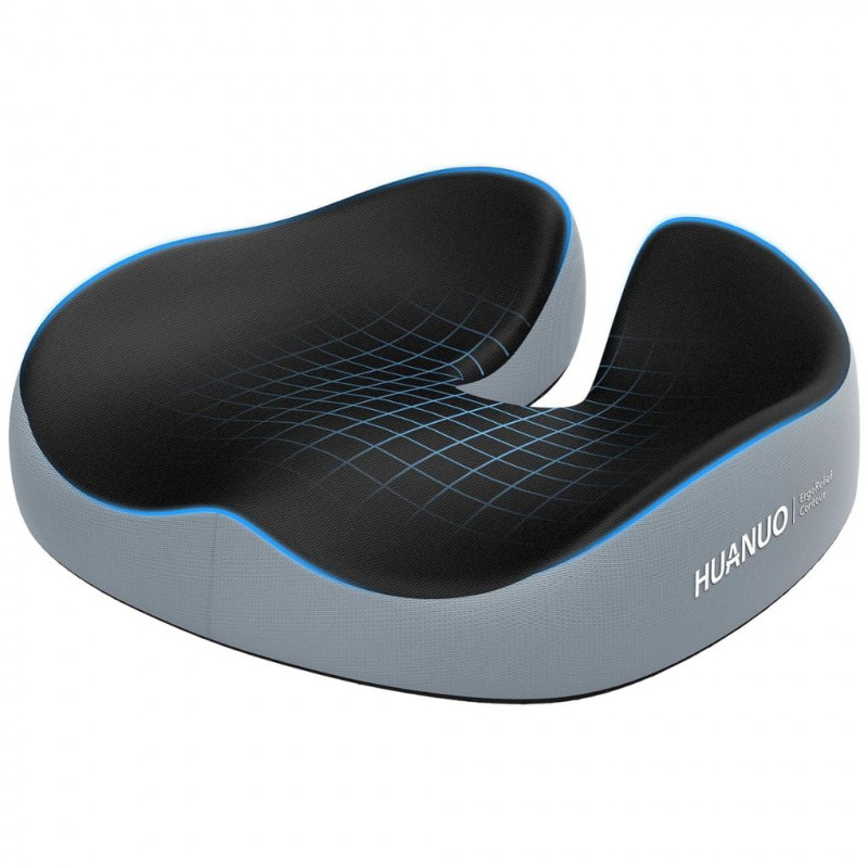 HUANUO Extra Large Desk Ergonomic Foam Chair Cushion for Back Pain