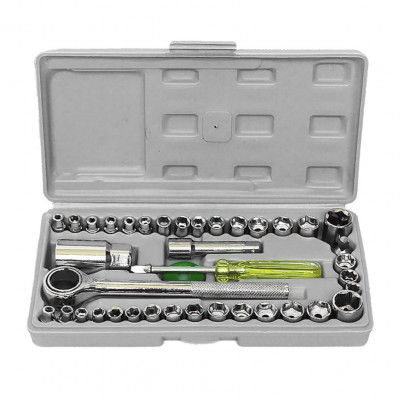 40pcs Wrench & Socket Tool Kit