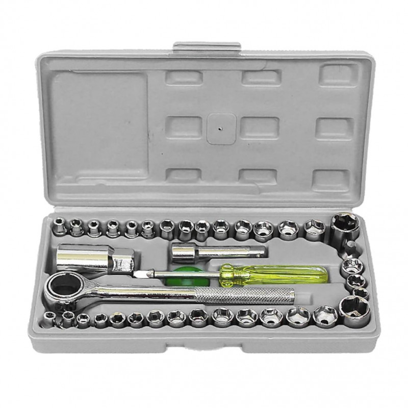 40pcs Wrench & Socket Tool Kit