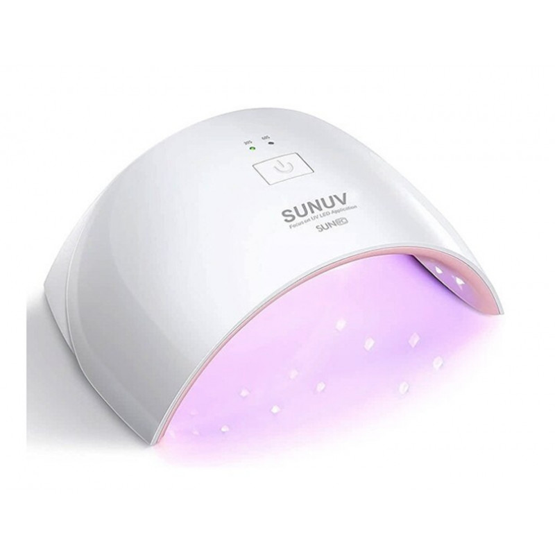 Allpress 06695 24W UV/LED nail lamp with dual wavelength (365+405 nm). 15 strategically placed LEDs with no dead zones, hand sen