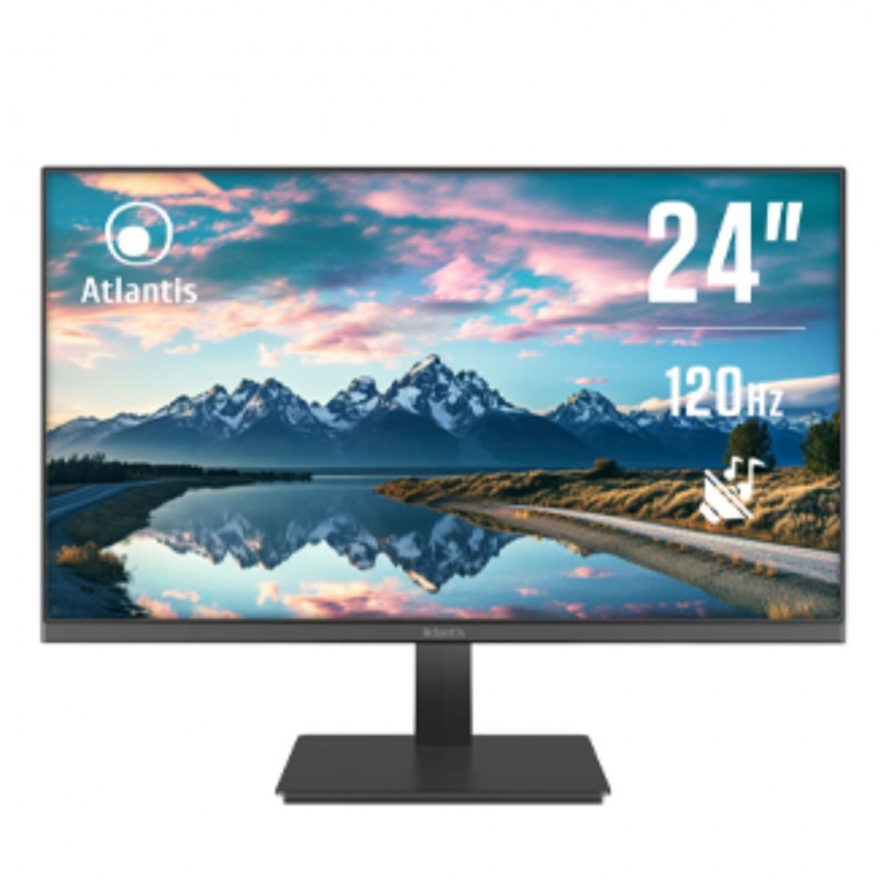 Atlantis LED Monitor 23,8, IPS 120Hz Screen, Full HD 1920 x 1080, VGA HDMI