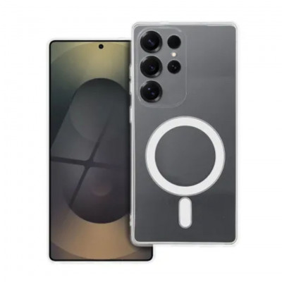 Case for Samsung Galaxy S26 Ultra Clear 2mm Mag Cover Compatible with MagSafe Camera Protection Transparent