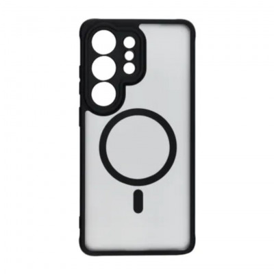 Case for Samsung Galaxy S26 Ultra Full Matte Mag Cover Compatible with MagSafe Shockproof Black