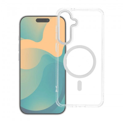 Case Frame Clear Hybrid Mag Cover Compatible with MagSafe for Samsung Galaxy S26 UltraTransparent