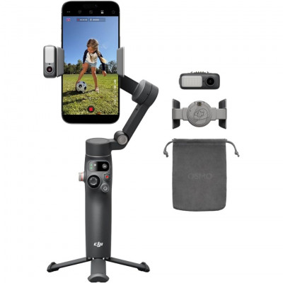 DJI Osmo Mobile 8 Combo Smartphone Gimbal Stabilizer with AI Tracking Lighting Audio and Tripod