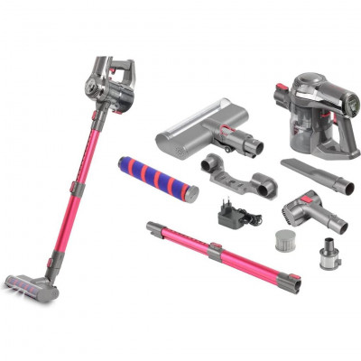 SWISS PRO+ Wireless Vacuum Cleaner Cordless Stick Vacuum 150W 0.6L Li-ion Battery Telescopic Tube Vacuum Cleaner