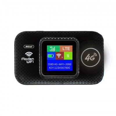 Andowl 4G Mobile WiFi Router Portable LTE Hotspot 1200M Type-C Rechargeable Modem with SIM Support