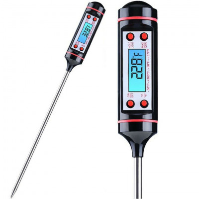 Allpress Digital Food Thermometer Kitchen BBQ Cooking Temperature Probe LCD