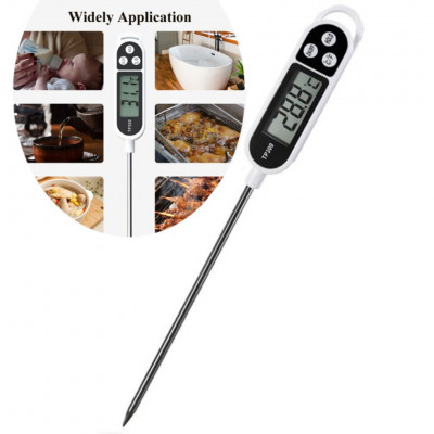 Allpress Digital Food Thermometer Kitchen BBQ Cooking Temperature Probe LCD