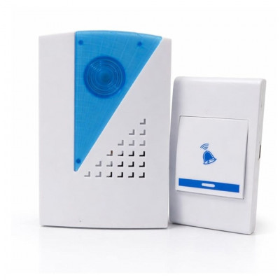 Tekone 320DC Wireless Doorbell Kit 50m Range 32 Melodies Plug In Receiver Door Bell