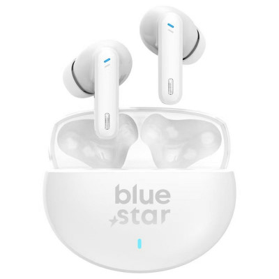 Blue Star Wireless Earbuds Active Noise Cancelling TX5 White
