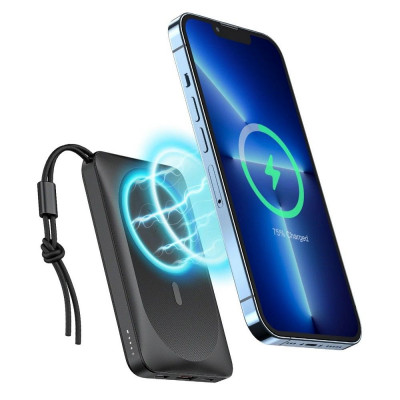 Veger MagSafe 10000mAh 20W PD Powerbank Black