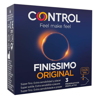Control Finissimo Thin Condoms 3 Pack