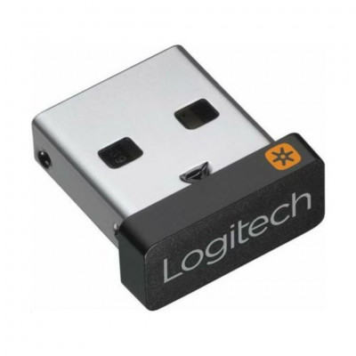 Logitech USB Unifying Receiver 2.4GHz Wireless Dongle Connect Up to 6 Devices Compact Adapter