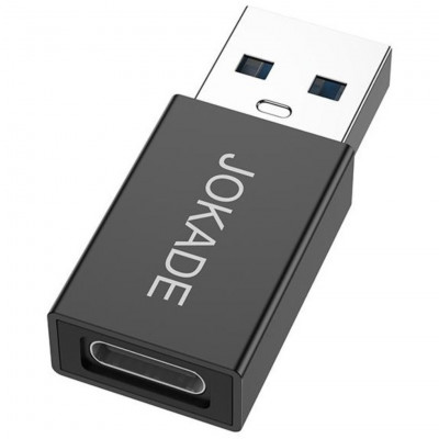 Jokade USB to Type-C Converter Adapter Fast Charging Data Transfer Aluminum Plug and Play