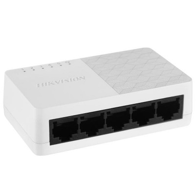 Hikvision DS-3E0505D-O 5-Port Gigabit Desktop Switch, 10/100/1000 Mbps RJ45, ABS Shell