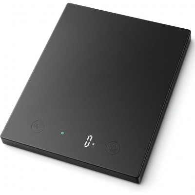 Homebuds Digital Kitchen Scale 10kg High Precision LED Display Ultra Slim Tare Function Black