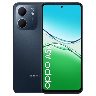OPPO A5x Smartphone 4GB RAM 128GB 4G 6.67-inch Dual-SIM Black Blue