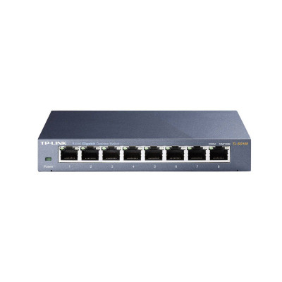 TP-Link TL-SG108 8-Port Gigabit Unmanaged Desktop Switch, Metal Housing