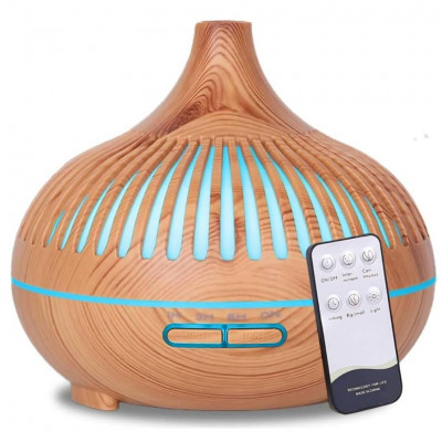 MU Aroma Diffuser KP-6080 500ml Ultrasonic Humidifier with 7 LED Colors Remote Control