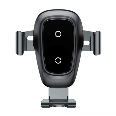 Baseus Metal Wireless Charger Gravity Car Mount Air Vent Phone Holder Fast Charging Aluminum Alloy