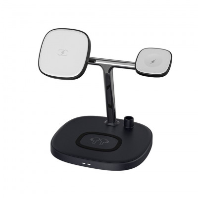 Choetech 4 in 1 Magnetic Wireless Charger Stand Fast Charging Dock for iPhone Apple Watch AirPods Pencil