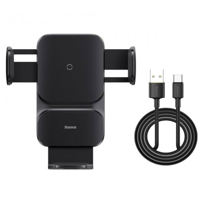 Baseus Wisdom Auto Alignment Car Mount Wireless Charger 15W Qi Fast Charging Suction Mount Universal