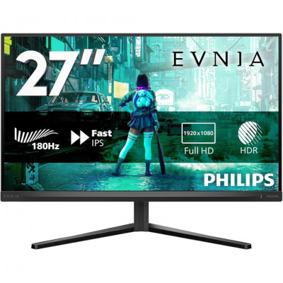 Philips 27M2N3200S/00 27-inch IPS LED Monitor, Full HD 1920x1080, 180Hz Refresh Rate, 1ms Response, 300cd/m² Brightness