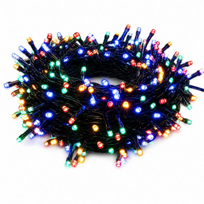 50 LED Battery Operated Colorful String Lights with Memory Controller for Indoor and Outdoor Decoration