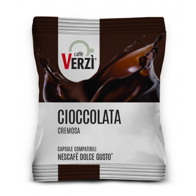 Verzi 30 Capsules Compatible with Nescafé® Dolce Gusto® Machine, Chocolate drink