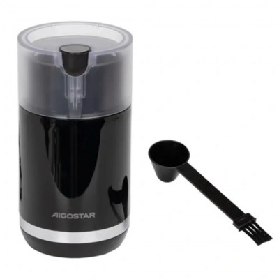 Aigostar Mose Electric Coffee Grinder 150W Stainless Steel Blade One-Touch Operation Bean Spice Grinder