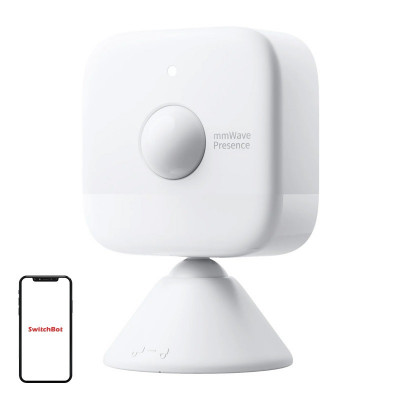 SwitchBot Presence Sensor W820000 mmWave Presence Detector with PIR, Light Sensor, Matter, IP55