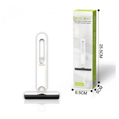 MU C100 Mini Window Mop Handheld Squeeze Sponge Cleaner Portable Glass Wiper Eco-Friendly Cleaning Tool White