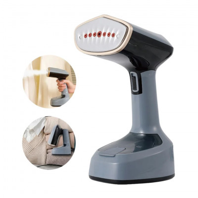 MU CQ-6618 Handheld Garment Steamer 1500W Portable Vertical Steam Iron 150ml Fast Heat 220-240V Grey