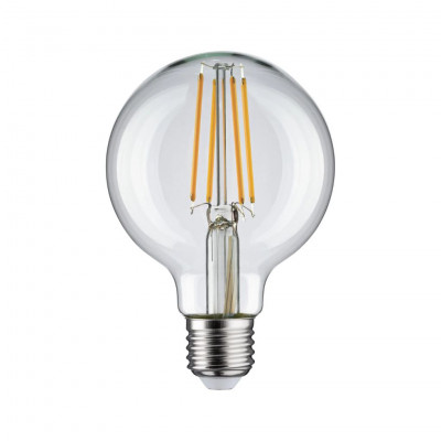 Aigostar LED Filament Bulb G95 E27 4W Warm White 2700K 470lm Clear Glass Decorative Energy Saving Light Bulb