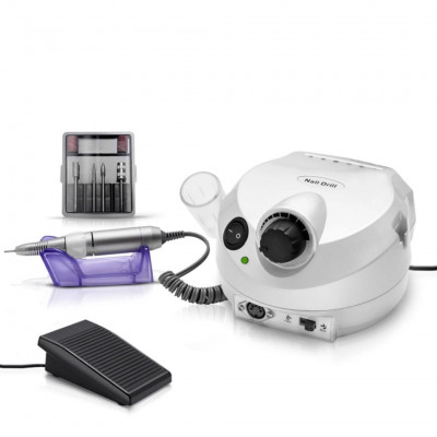 Nail Master DM-202 Professional Electric Nail Drill Machine 30000RPM for Manicure Pedicure Nail File Kit Pink