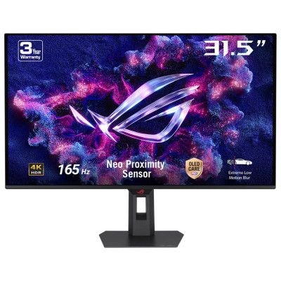 ASUS ROG Strix OLED XG32UCDS computer monitor 80 cm (31.5") 3840 x 2160 pixels 4K Ultra HD QD-OLED Black