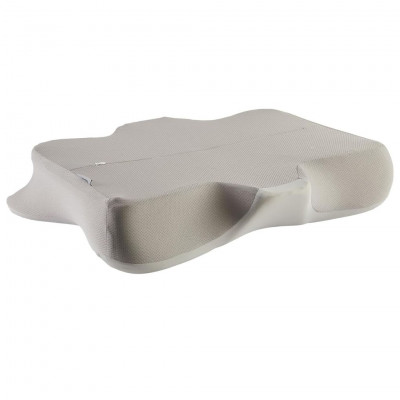 Silkena Ergonomic Cervical Memory Foam Neck Pillow for Side & Back Sleepers with Removable Cover – Large