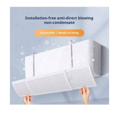 Air Conditioner Wind Deflector Adjustable 59–92cm Air Conditioner Windshield Anti Direct Air Flow