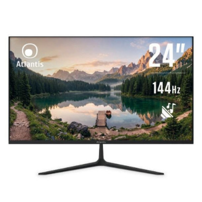 MONITOR ATLANTIS LCD VA LED 23.8" - MM - 144/200HZ - A05-HE24VG-2HDM - FHD 4000:1 BLACK - 2XHDMI + DP