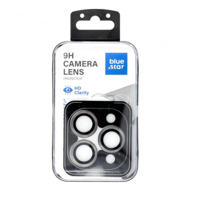 Camera Lens Protector BLUE STAR Easy Install for IPHONE 18 PRO / 18 PRO MAX dark grey