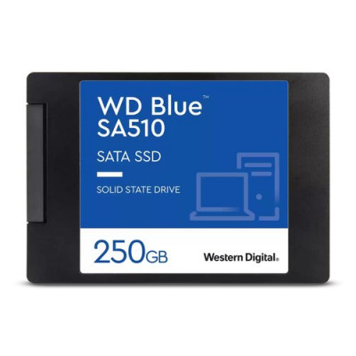 WD Blue 250GB SATA III 2.5 Inch SSD SA510 Solid State Drive with Up to 555MB/s Read and 440MB/s Write Speed, 100TBW Endurance,