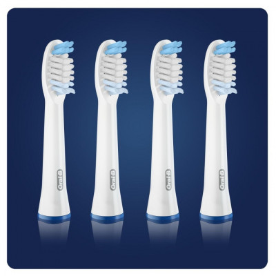 Oral-B Pulsonic Clean 299813 Replacement Electric Toothbrush Heads 4-Pack for Compatible Pulsonic Sonic Toothbrushes