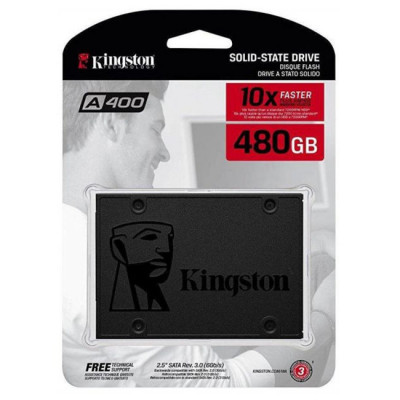Kingston SSD A400 Solid State Drive (2.5 Inch SATA 3) - 480 GB