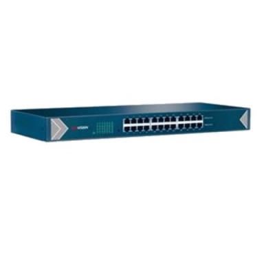 SWITCH HIKVISION 24  Gigabit RJ45 ports, 19-inch Rack-mountable Steel Case Unmanaged Switch