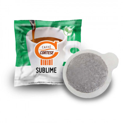 CAFFE CORTESE SUBLIME 50 paper pods  30% robusta - 70% arabica