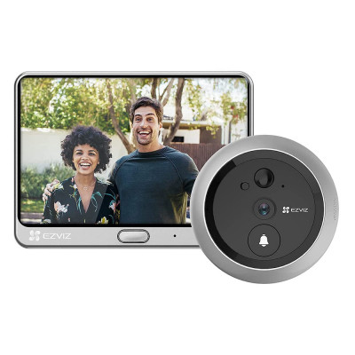 EZVIZ Doorbell with spycam incorporated,External 4,3\' display - Wifi and Audio