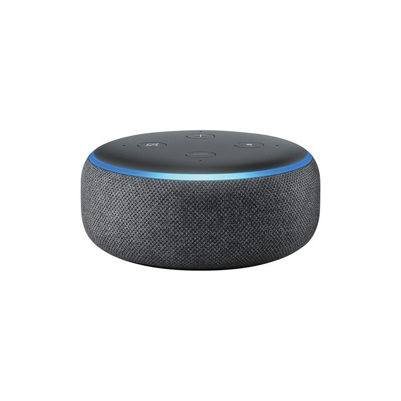 Amazon 3rd Generation Echo Dot Smart Speaker with Alexa - Charcoal Fabric