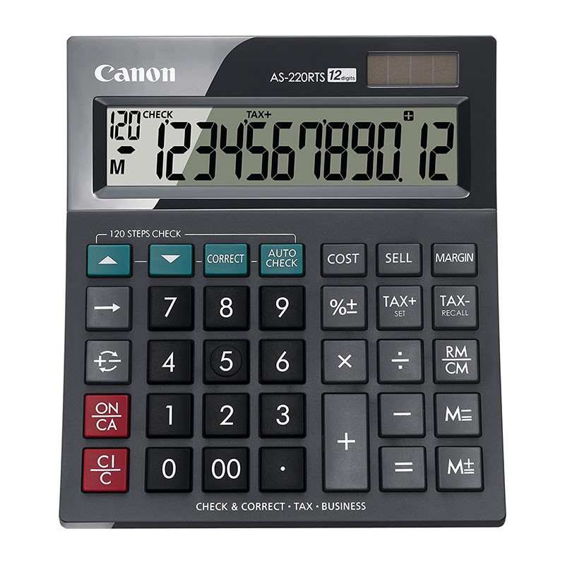 CALCULATOR CANON AS-220RTS 12 DIGITS